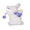 Doudou et Compagnie Doudou Marionnette Lapin Pompon Violet