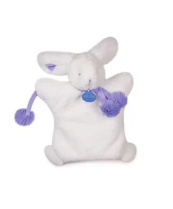 Doudou et Compagnie Doudou Marionnette Lapin Pompon Violet