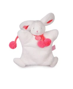 Doudou et Compagnie Doudou Marionnette Lapin Pompon Fraise