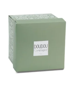 Doudou et Compagnie Doudou mouchoir- Mon petit ourson - Vert Clair - 10 cm