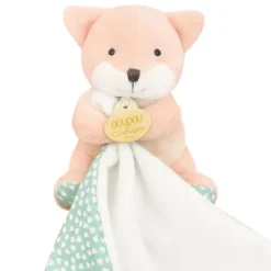 Doudou et Compagnie Doudou mouchoir renard orange - 11 cm