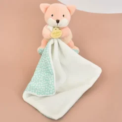 Doudou et Compagnie Doudou mouchoir renard orange - 11 cm