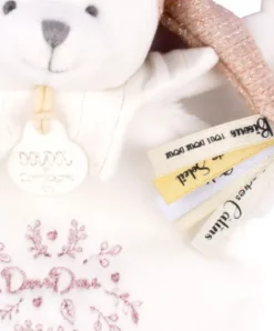 Doudou et Compagnie Doudou Ours cape Rose - 25 cm - Collection Anniversaire