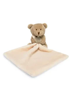Doudou et Compagnie Doudou ours mouchoir - 10 cm - Boite fleur