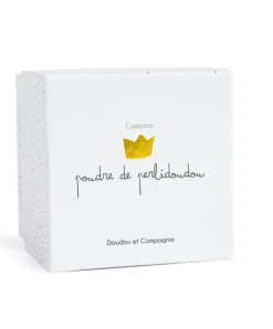 Doudou et Compagnie Doudou ours mouchoir marron Petit Roi - 10 cm