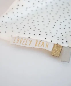 Doudou et Compagnie Doudou ours mouchoir marron Petit Roi - 10 cm