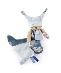Doudou et Compagnie Doudou ours pantin 3 histoires - Bleu