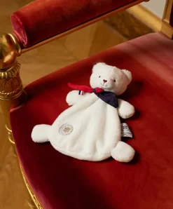 Doudou et Compagnie Doudou plat fabriqué en France - L'Ours Élysée - 22 cm