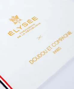 Doudou et Compagnie Doudou plat fabriqué en France - L'Ours Élysée - 22 cm