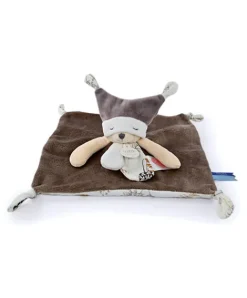 Doudou et Compagnie Doudou plat Ours 3 histoires - Marron