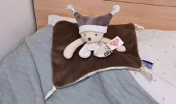 Doudou et Compagnie Doudou plat Ours 3 histoires - Marron