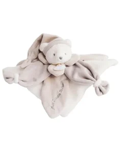 Doudou et Compagnie Doudou plat Ours Collector taupe - 24 cm
