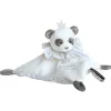 Doudou et Compagnie Doudou plat Panda gris - Attrape-rêves - 20 cm