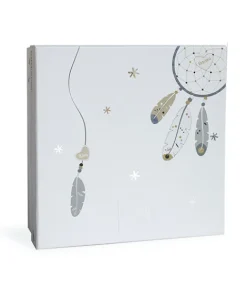 Doudou et Compagnie Doudou plat Panda gris - Attrape-rêves - 20 cm