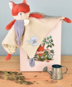 Doudou et Compagnie DOUDOU plat Renard Romarin - 27 cm