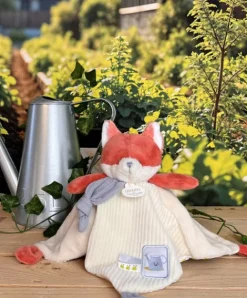 Doudou et Compagnie DOUDOU plat Renard Romarin - 27 cm