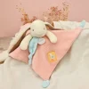 Doudou et Compagnie Doudou plat rose - LAPIN CIBOULETTE- 27 cm