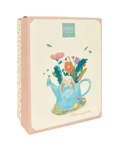 Doudou et Compagnie Doudou plat rose - LAPIN CIBOULETTE- 27 cm