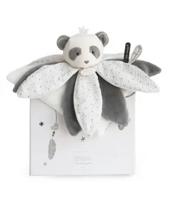 Doudou et Compagnie Doudou pétales Panda gris - Attrape-rêves - 26 cm