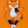 Doudou et Compagnie Doudou Renard marionnette - Petit sac - Amusette 3 EN 1