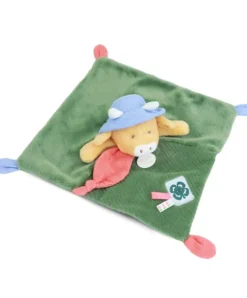 Doudou et Compagnie Doudou vache - Doudou plat Aneth - 27 cm