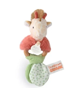 Doudou et Compagnie Hochet bébé girafe - 15 cm
