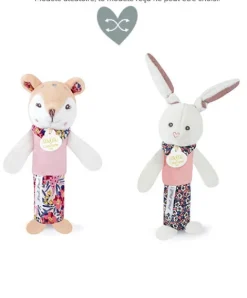 Doudou et Compagnie Hochet Pouet Rose - BOH'AIME