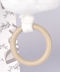 Doudou et Compagnie Lapin DOUDOU® - boite à musique lapin - 20 cm - Blanc