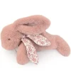 Doudou et Compagnie Lapin DOUDOU® - Peluche lapin Rose poudré - 25 cm