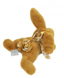 Doudou et Compagnie Lapin DOUDOU® - Porte-clés - Jaune moutarde