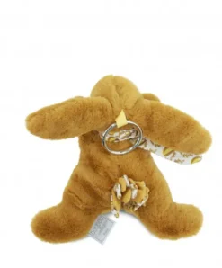 Doudou et Compagnie Lapin DOUDOU® - Porte-clés - Jaune moutarde