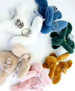 Doudou et Compagnie Lapin DOUDOU® - Porte-clés - Jaune moutarde