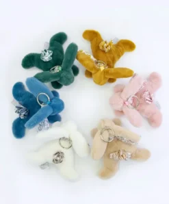 Doudou et Compagnie Lapin DOUDOU® - Porte-clés - Vert