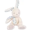 Doudou et Compagnie Lapin peluche beige en coton Bio 25 cm