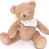 Doudou et Compagnie L'Ours Doudou® - Ours en peluche marron clair - 25 cm