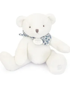 Doudou et Compagnie L'Ours Doudou® - Ours en peluche blanc - 25 cm