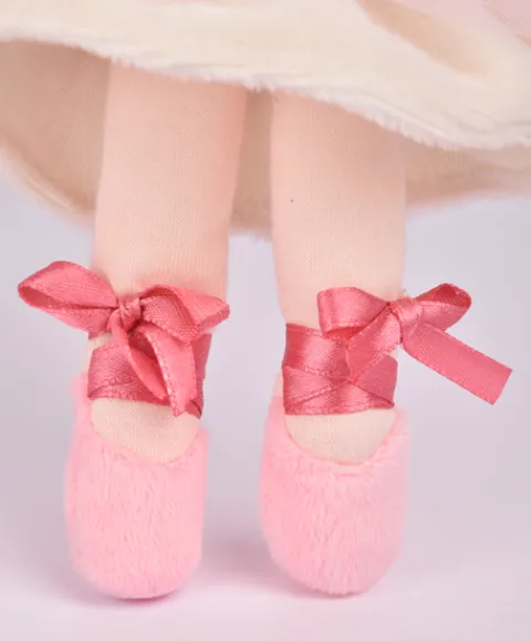 Doudou et Compagnie Ma poupée ballerine - Blanche - 25 cm