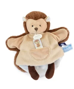 Doudou et Compagnie Marionnette à main Hérisson - 25 cm - Unicef