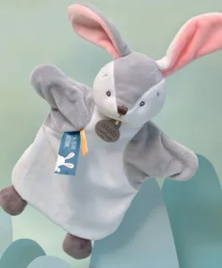 Doudou et Compagnie Marionnette à Main Lapin - 25 cm