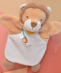 Doudou et Compagnie Marionnette à Main Lion - 25 cm