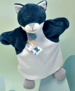 Doudou et Compagnie Marionnette à Main Loup - 25 cm