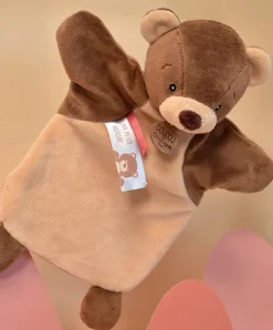 Doudou et Compagnie Marionnette à Main Ours - 25 cm