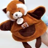 Doudou et Compagnie Marionnette à main Panda roux - 25 cm - Unicef