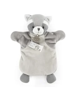 Doudou et Compagnie Marionnette à Main Raton Laveur- 25 cm