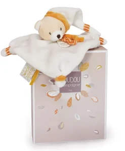 Doudou et Compagnie Mini doudou ours beige - 20 cm
