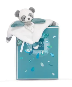 Doudou et Compagnie Mini doudou Panda gris - 20 cm