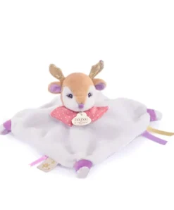 Doudou et Compagnie Mini doudou renne beige - 20 cm -Sans boite