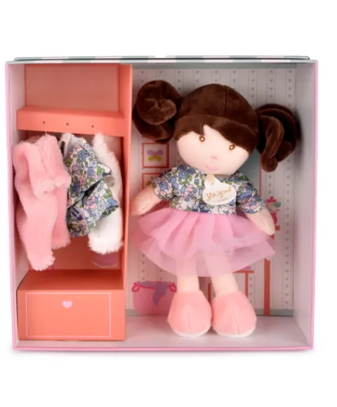 Doudou et Compagnie Mon premier dressing de poupee - Emilie et ses vêtements
