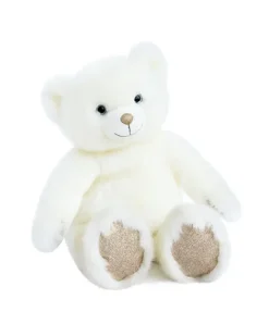 Doudou et Compagnie Ours Collection blanc poudré - 60 cm