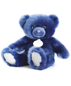 Doudou et Compagnie Ours en peluche bleu nuit - Collection - 30 cm